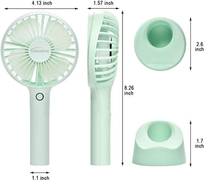 Portable Compact USB Mini Hand Fan, 3 Speeds Mini STAND FAN