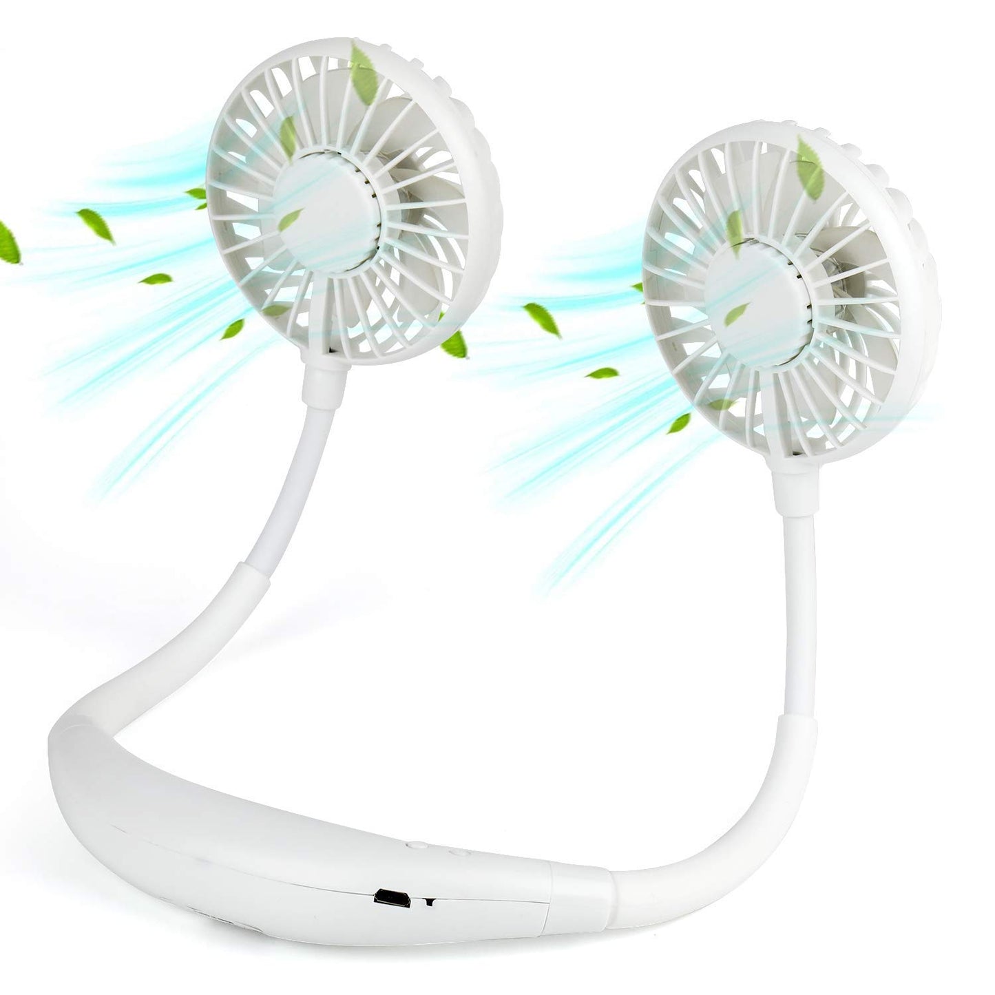 Hanging Neck Fan Wearable Neckband for Kitchen Cooking, Strong Airflow Quiet Operation Portable