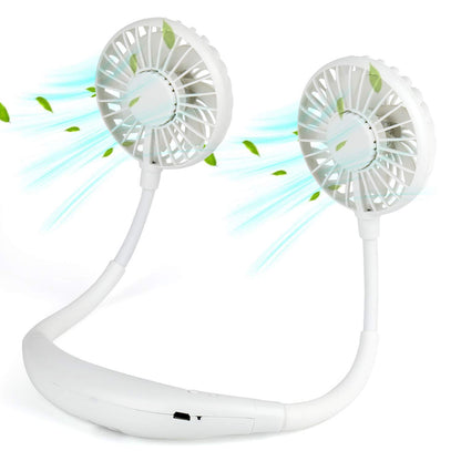 Hanging Neck Fan Wearable Neckband for Kitchen Cooking, Strong Airflow Quiet Operation Portable