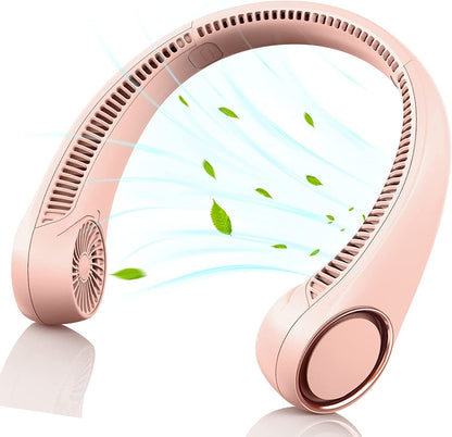 Wizme Portable Neck Hanging Bladless fan For Kids and Adults travelling and kitchen use