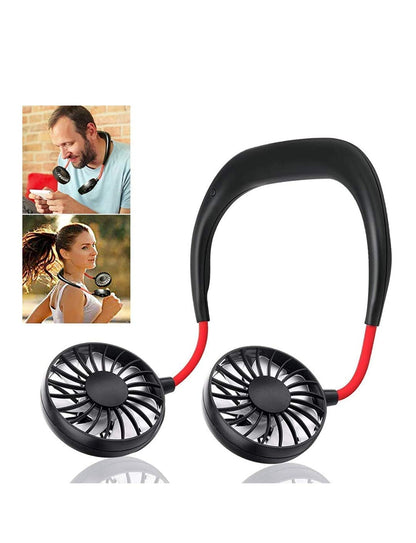 Hanging Neck Fan Wearable Neckband for Kitchen Cooking, Strong Airflow Quiet Operation Portable