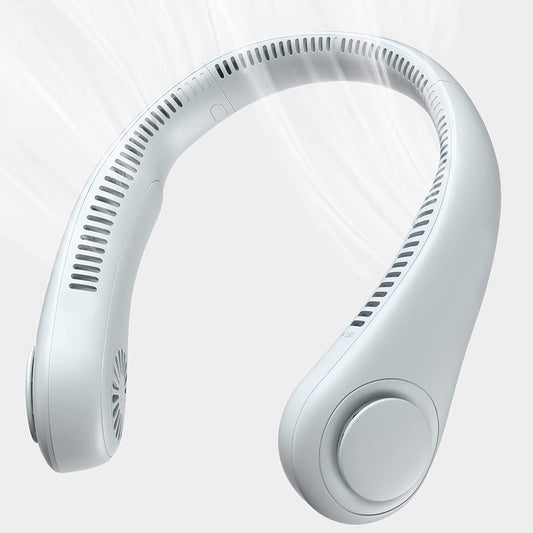 Wizme Portable Neck Hanging Bladless fan For Kids and Adults travelling and kitchen use