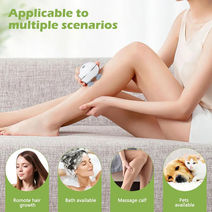 Electric Scalp Massager (MultiColor), Hair Massager For Hair Growth