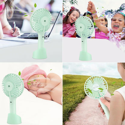 Portable Compact USB Mini Hand Fan, 3 Speeds Mini STAND FAN