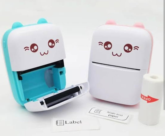 Mini Thermal Printer | Inkless Printer | USB APP Control Inkless Printer | Wireless Mini Pocket Printer for Labels, Stickers, Photos, Bookmarks, Cards.