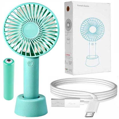 Portable Compact USB Mini Hand Fan, 3 Speeds Mini STAND FAN