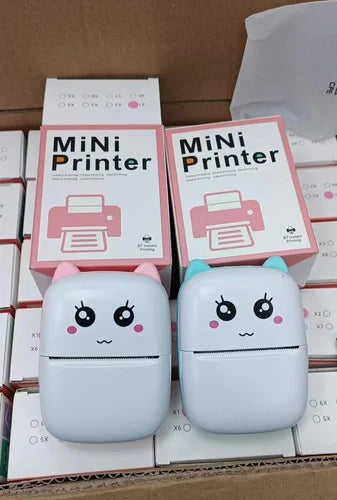 Mini Thermal Printer | Inkless Printer | USB APP Control Inkless Printer | Wireless Mini Pocket Printer for Labels, Stickers, Photos, Bookmarks, Cards.
